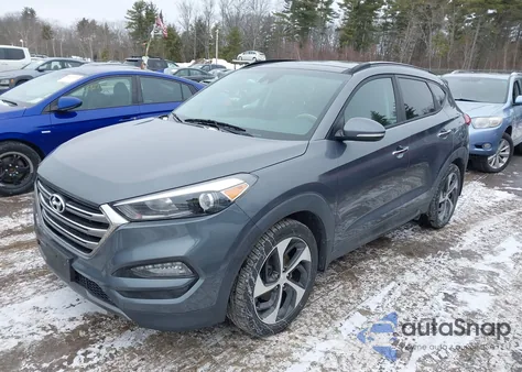 2016 Hyundai Tucson Limited z USA, uszkodzony, nr VIN KM8J33A27GU087794